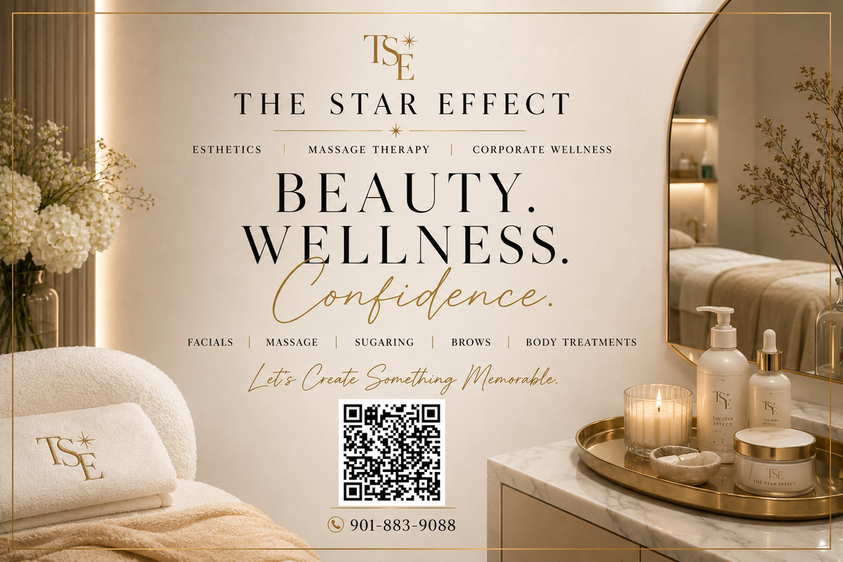 The Star Effect — esthetics, massage therapy and corporate wellness. Beauty. Wellness. Confidence.