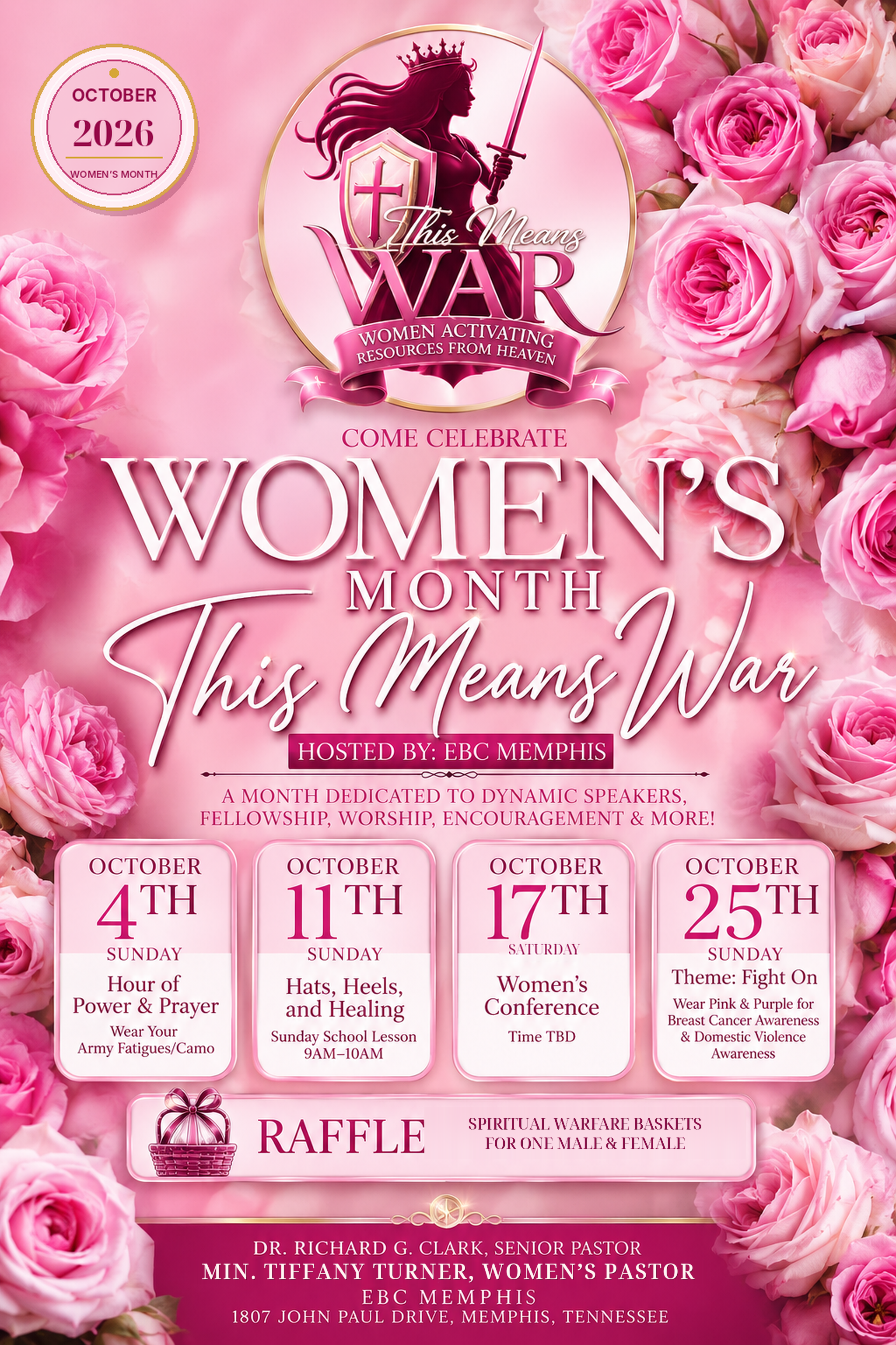 Women's Month — This Means War — October 2026 — Ebenezer Baptist Church